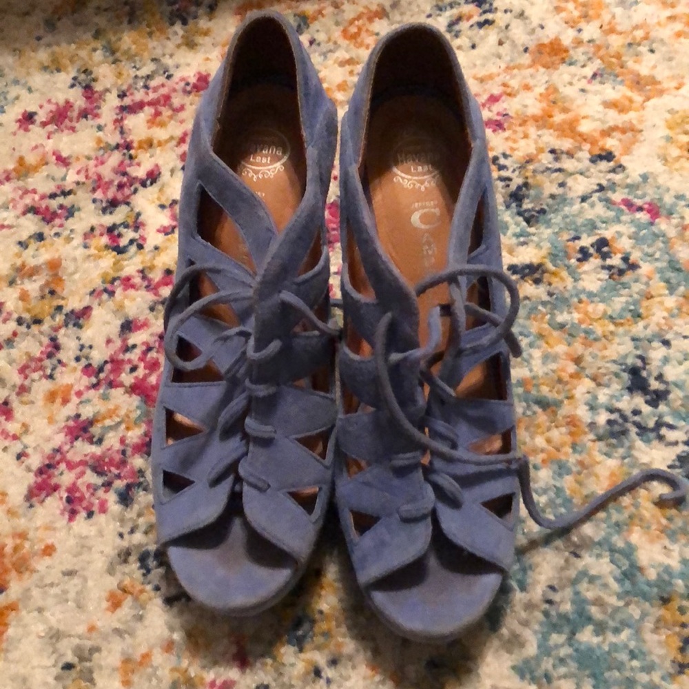 Jeffery Campbell Suede Wedge